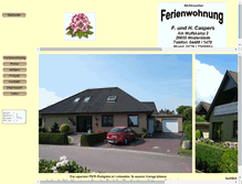 Tablet Screenshot of fewo-caspers.de